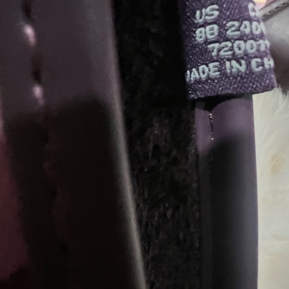 Coach floral corset lace up plum rain boots - Picture 13 of 16